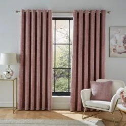 Cashton Chenille Heavyweight Eyelet Curtains -Curtain Series 30938161 alt01