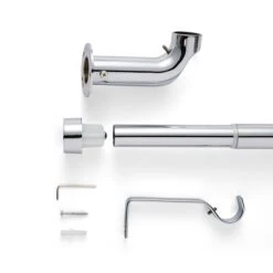 Trinity Room Darkening Extendable Metal Eyelet Curtain Pole -Curtain Series 30938378 alt02