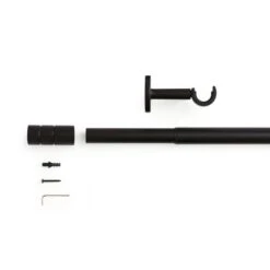 Cylinder Extendable Metal Eyelet Curtain Pole -Curtain Series 30948834 alt02