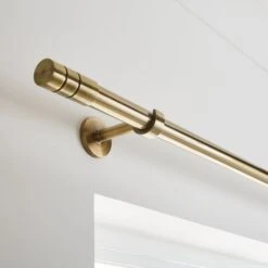 Cylinder Extendable Metal Eyelet Curtain Pole -Curtain Series 30948841