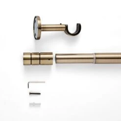 Cylinder Extendable Metal Eyelet Curtain Pole -Curtain Series 30948841 alt02