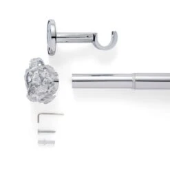 Cecile Extendable Metal Eyelet Curtain Pole -Curtain Series 30959590 alt02