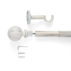 Vintage Floral Extendable Metal Curtain Pole -Curtain Series 30960806 alt02