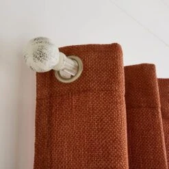 Vintage Floral Extendable Metal Curtain Pole -Curtain Series 30960807 alt04