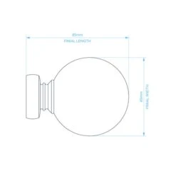 Vintage Floral Extendable Metal Curtain Pole -Curtain Series 30960807 alt08