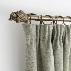 Tortoise Extendable Metal Eyelet Curtain Pole​ -Curtain Series 30961296