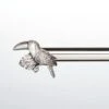 Toucan Extendable Metal Eyelet Curtain Pole​