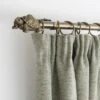 Tortoise Extendable Metal Eyelet Curtain Pole​