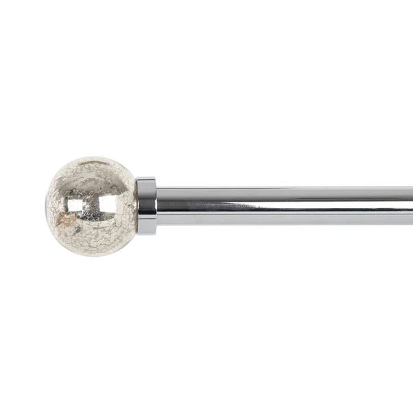 Mercury Extendable Metal Eyelet Curtain Pole 6 Mercury Extendable Metal Eyelet Curtain Pole - Image 4
