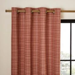 Beckett Basket Weave Blackout Eyelet Curtains