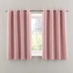 Frankie Herringbone Blackout Eyelet Curtains -Curtain Series 30963195 alt05