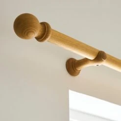 Tilton Wooden Curtain Pole With Rings -Curtain Series 30964075 alt01