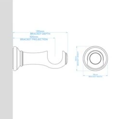 Tilton Wooden Curtain Pole With Rings -Curtain Series 30964161 alt08