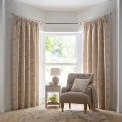 Sofia Floral Pencil Pleat Curtains -Curtain Series 30964665 alt01