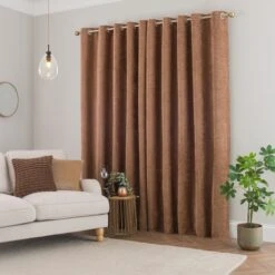 Genoa Chenille Blackout Eyelet Curtains -Curtain Series 30965024 alt04
