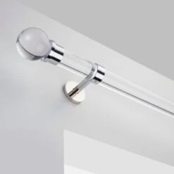 Atlanta Acrylic Curtain Pole With Rings 22 Atlanta Acrylic Curtain Pole With Rings -Curtain Series 30965354