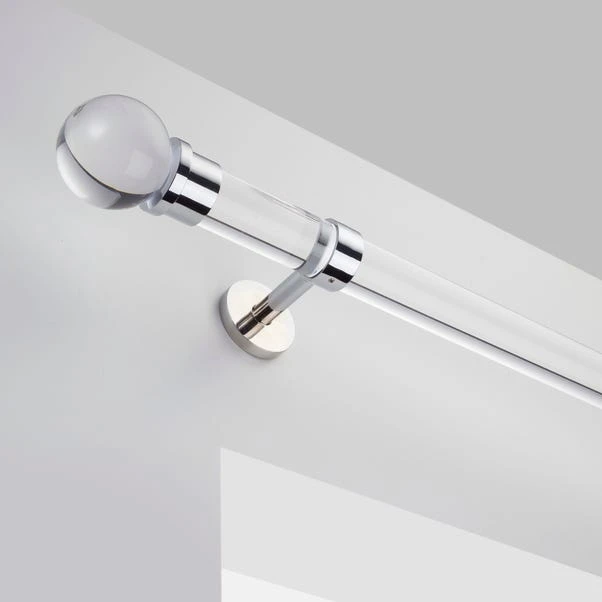 Atlanta Acrylic Curtain Pole With Rings 8 Atlanta Acrylic Curtain Pole With Rings - Image 6