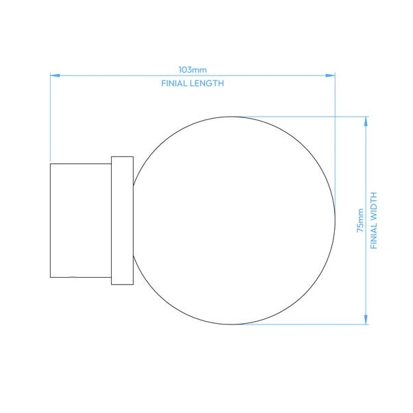 Atlanta Acrylic Curtain Pole With Rings 12 Atlanta Acrylic Curtain Pole With Rings - Image 10