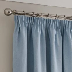 Luna Brushed Blackout Pencil Pleat Curtains -Curtain Series 30965949