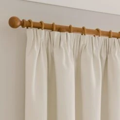 Luna Brushed Blackout Pencil Pleat Curtains -Curtain Series 30966321